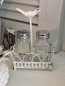 Preview: Salz & Pfefferhalter cream Metall Contry Charme