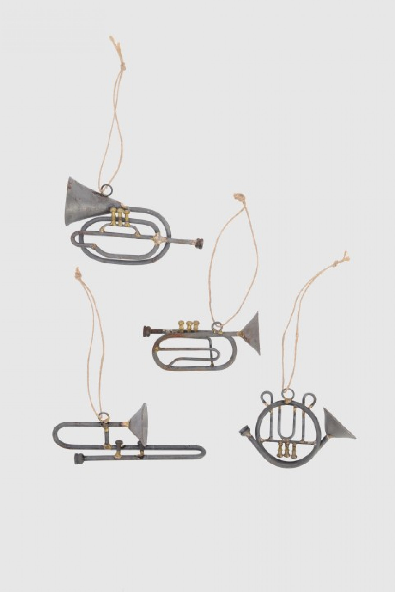 Deko-Hänger Instrumente 4-er Set